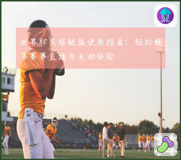 世界杯买球链接使用指南：轻松畅享赛事直播与互动体验